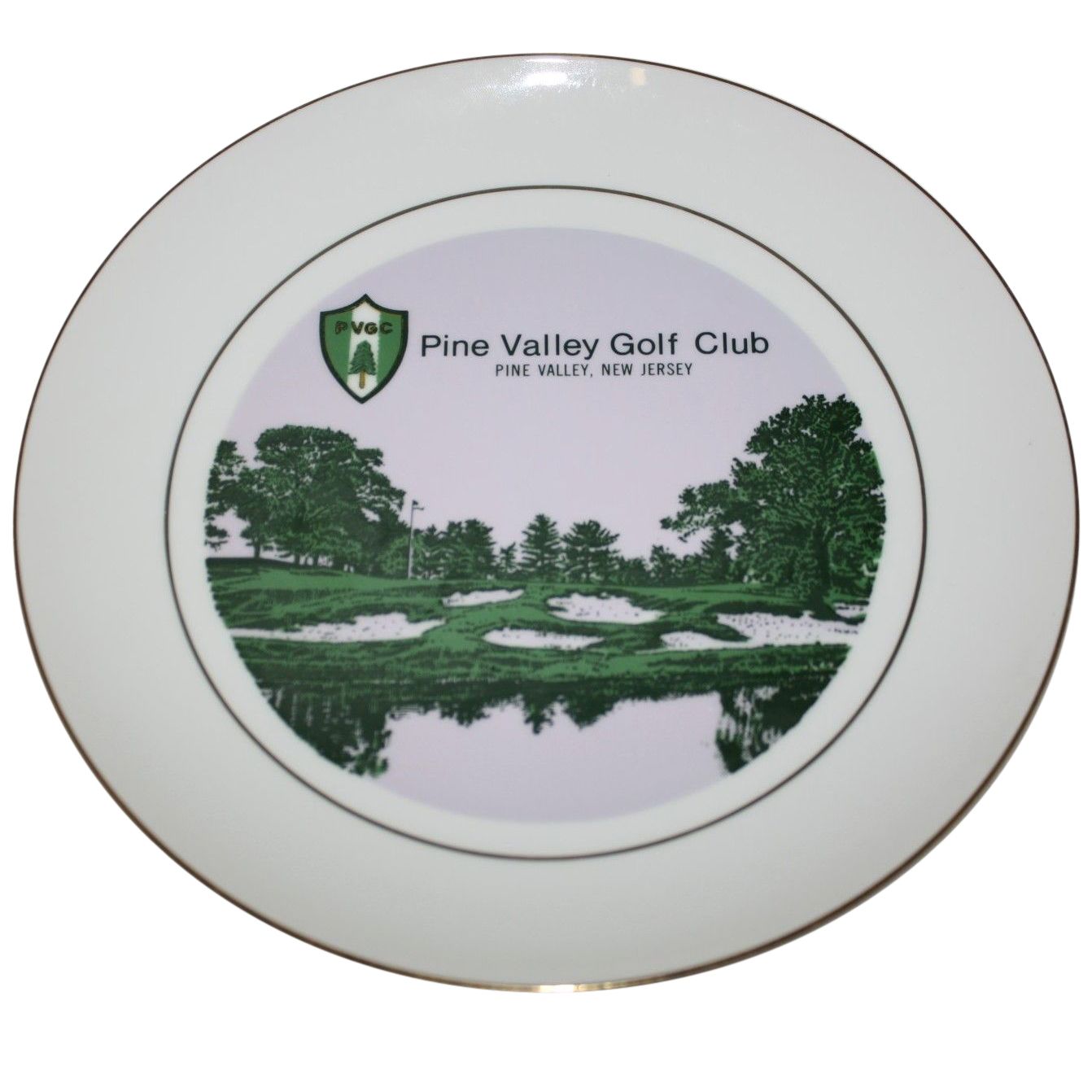 Lot Detail - Pine Valley Golf and Country Club Plate