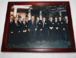 2000 Walker Cup Team Photo with President - Includes Card from President