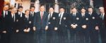 2000 Walker Cup Team Photo with President - Includes Card from President