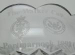 1991 Walker Cup Cut Crystal Dish