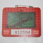1993 Masters Badge Signed by Champion Bernhard Langer JSA COA