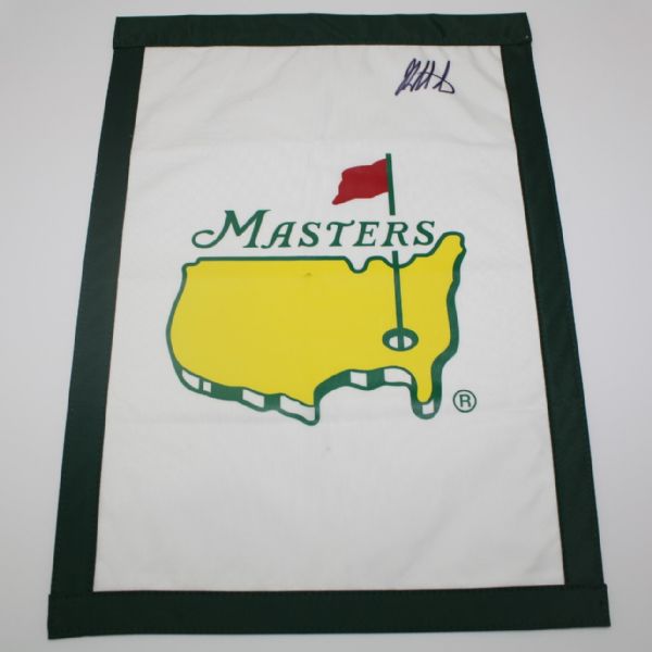 Bubba Watson Signed Undated Masters Garden Flag JSA COA