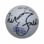 Nick Faldo Signed 2012 OPEN Championship Muirfield Logo Golf Ball JSA COA