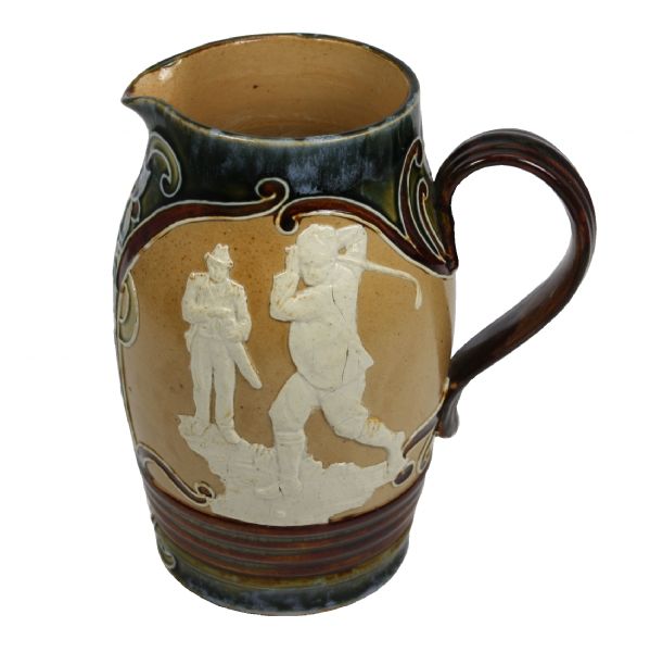 Doulton Lambeth Golf Theme Pitcher - 6"