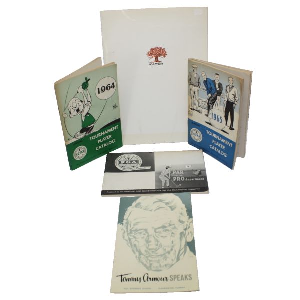 Lot of 5 Miscellaneaous Golf Programs and Books - Read Description