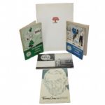 Lot of 5 Miscellaneaous Golf Programs and Books - Read Description