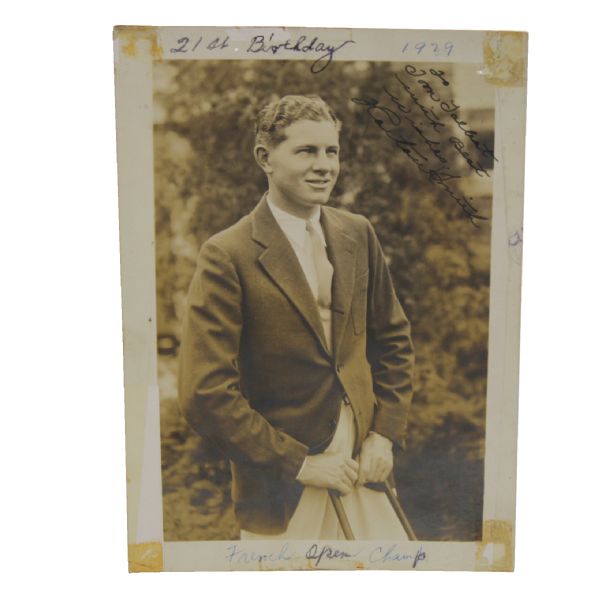 Horton Smith Vintage Signed Photo-Renowned Photographer Geo. Pietzecker Original 