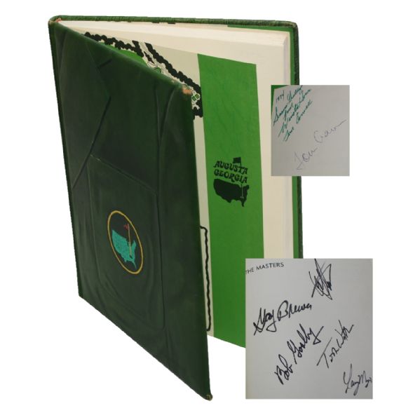 Multi Champion Signed The Masters - Profile of a Tournament by Dawson Taylor JSA COA