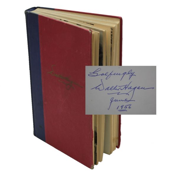 Walter Hagen Signed 1st Edition The Walter Hagen Story JSA COA