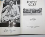 Ben Hogan Signed 'Power Golf' Book - 9th Printing (1952)-JSA COA
