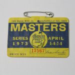 1973 Masters Badge - Tommy Aaron Winner