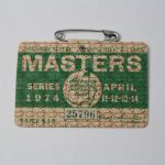 1974 Masters Badge - Gary Player Winner