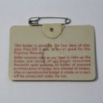 1974 Masters Badge - Gary Player Winner