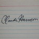 Seldom Seen! 1948 Masters Champion CLAUDE HARMON Signed 3x5 Card JSA COA