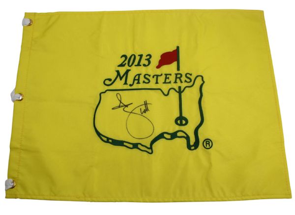 Adam Scott Signed 2013 Masters Embroidered Pin Flag JSA COA