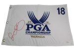 Rory McIlroy Signed 2014 PGA Championship Embroidered Valhalla Flag JSA #L017525