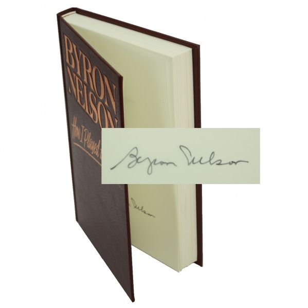 Byron Nelson Signed Book How I played the Game - 448/500