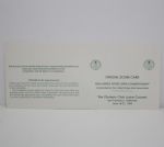 1998 US Open The Olympic Club Offical Players Scorecard - Unused