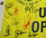 32 U.S. Open Winners Multi Signed Champs Flag-100th U.S. Open @ Pebble Beach JSA COA