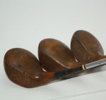 Walter Hagen Woods - Driver, Two, and Three Wood - Persimmon Heads