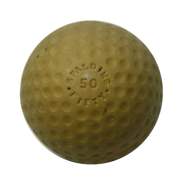 Spaulding 50 Dimple Vintage Golf Ball