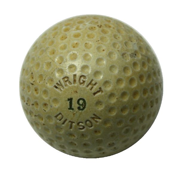 Wright Ditson Early Dimple Vintage Golf Ball