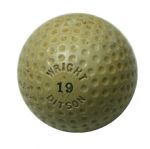 Wright Ditson Early Dimple Vintage Golf Ball
