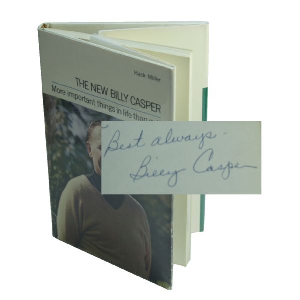 Billy Casper Signed Book The New Billy Casper by Billy Casper JSA COA