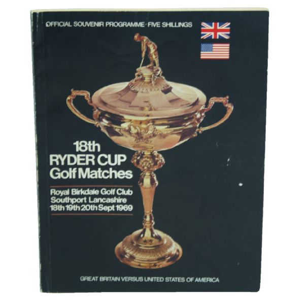 1969 Ryder Cup Golf Program