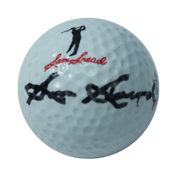 Sam Snead Signed Personal Logo Golf Ball JSA COA