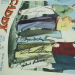 Original 'The Caddy' Movie Lobby Card Signed by Hogan, Nelson, Snead, and Boros JSA COA