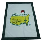 Phil Mickelson Signed Undated Masters Garden Flag JSA COA