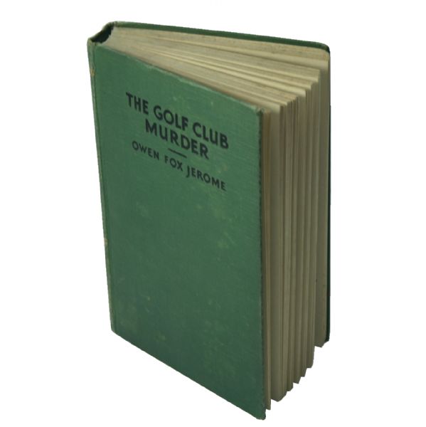 1929 Golf Book The Golf Club Murder by Owen Fox Jerome