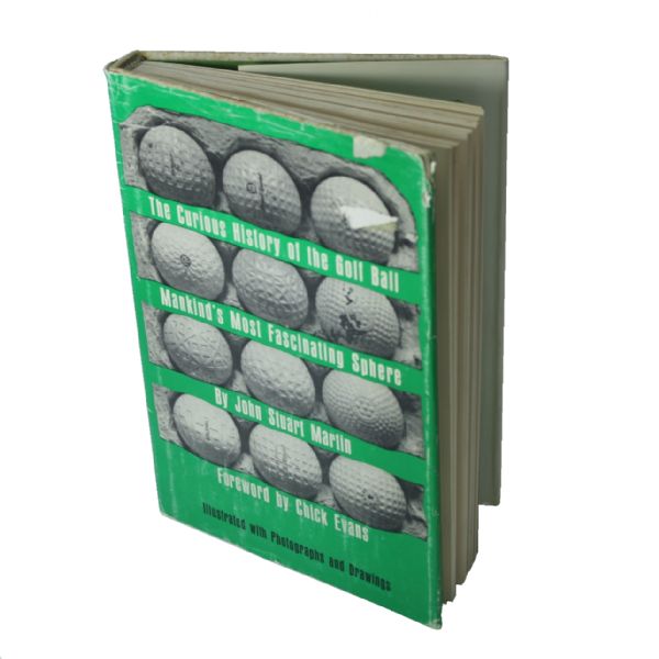 1968 Golf Book Curious History of the Golf Ball by Stuart Martin