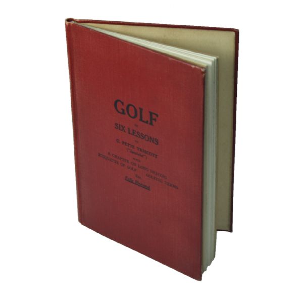 1925 Golf Book Golf in 6 Lessons by C. Pette Triscott