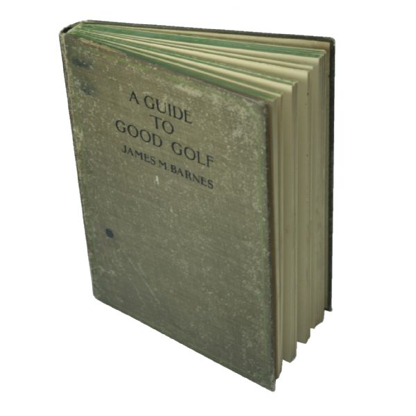 1925 Golf Book A Guide to Good Golf by Barnes