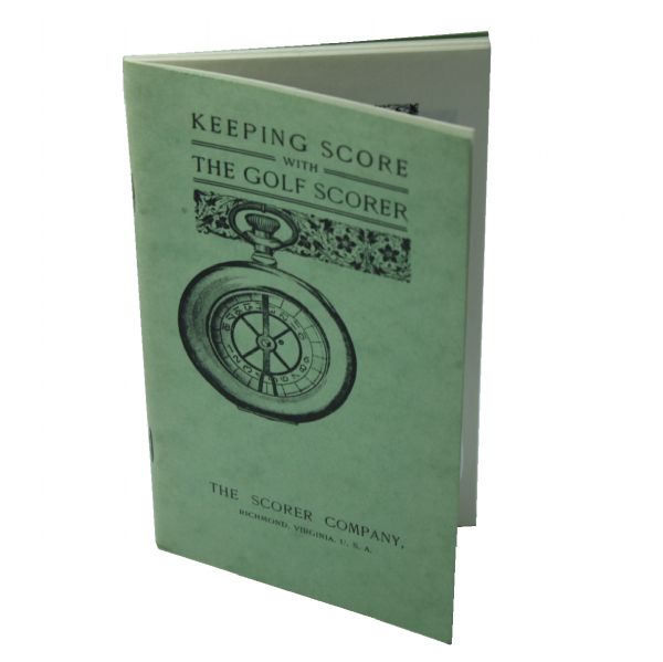 1905 Golf Book Keeping Score/Scorekeep by Scorer Company