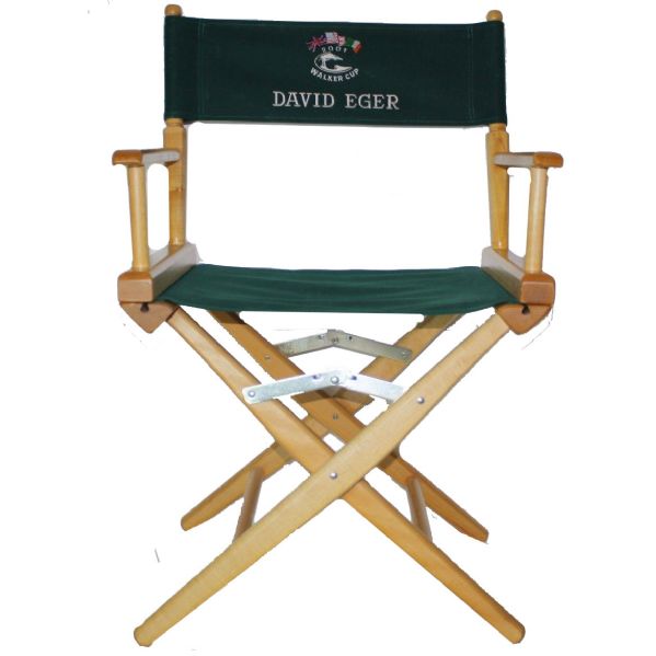 2001 Team Issued Walker Cup David Eger Team Room Chair 