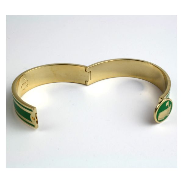 Augusta National Ladies Gold and Green Bracelet