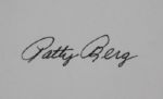 Sam Snead and Patty Berg Signed 3x5 Cards w/1939 Vintage Pinehurst Wire Photo JSA COA 