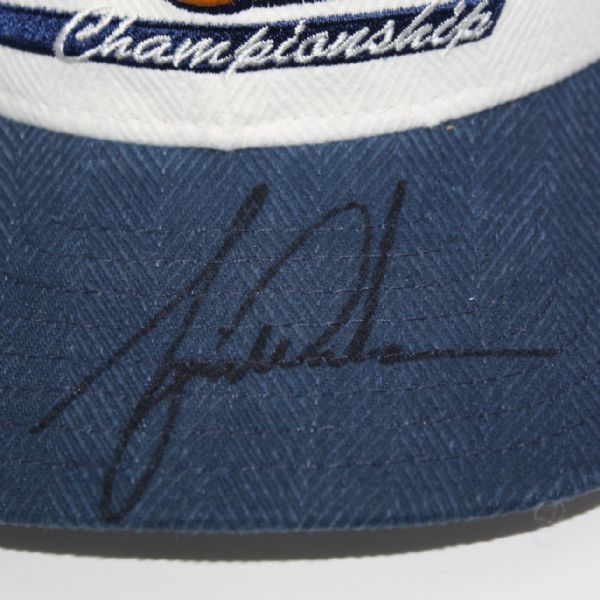 Tiger Woods Signed 1999 PGA Championship @Medinah Embroidered Hat JSA COA