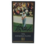 Ray Floyd Signed GSV 1976 Golf Card - RARELY Seen Autographed  JSA COA