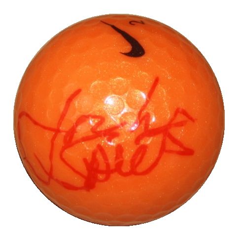 Jordan Spieth Signed Texas Orange Golf Ball PSA #V60685