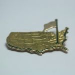 1971 14ct Gold Large Augusta National Members Lapel Pin