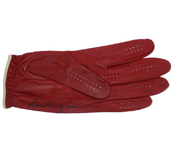 Ben Hogan Signed Ben Hogan Red Glove JSA COA