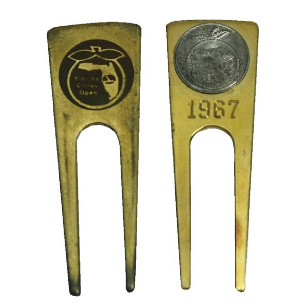 Jack Flecks 1967 and 1968 Florida Citrus Open Divot Tools