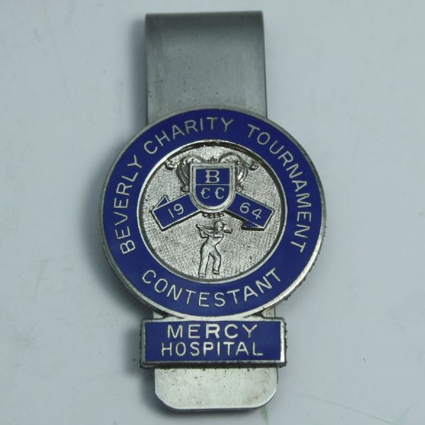 Jack Flecks 1964 Beverly Charity Tournament Money Clip