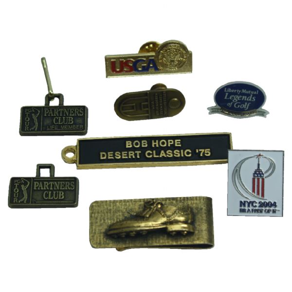 Jack Flecks Miscellaneaous 8 Golf Pins and Clips