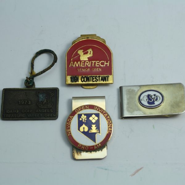 Jack Flecks Assortment of 4 Contestant Money Clips and Others