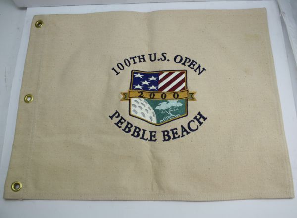100th US Open at Pebble Beach - Embroidered Canvas Flag